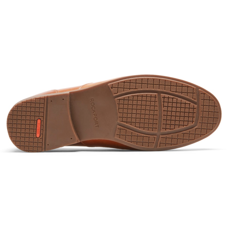 Rockport Menns Preston Penny Loafer Tan