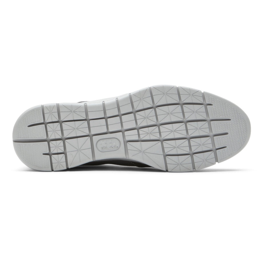 Rockport Menns Primetime Casual Mudguard Sneaker Grå Mesh Lea