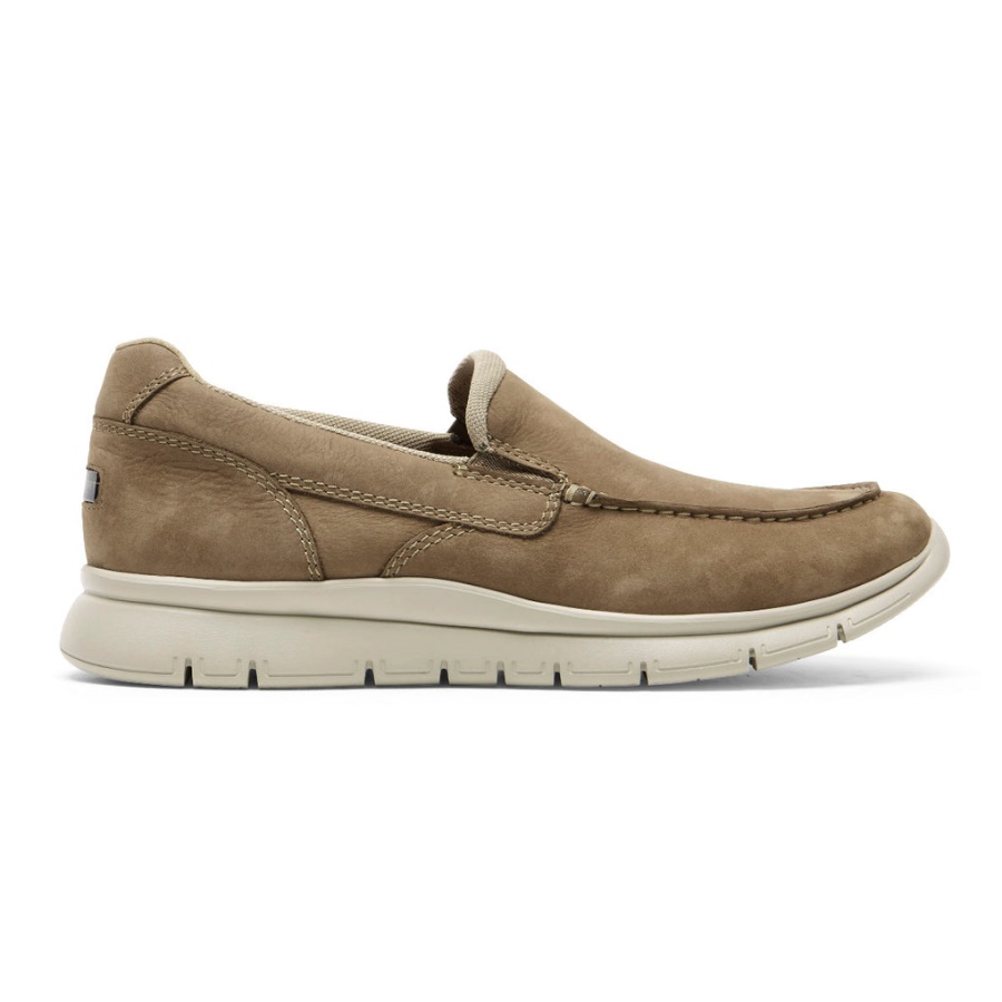 Rockport Herre Primetime Moc Slip-on Steinstolpe Nubuck