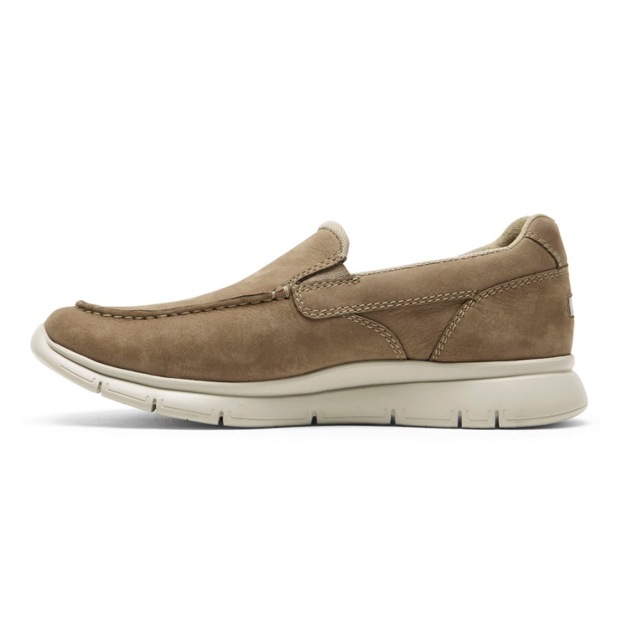 Rockport Herre Primetime Moc Slip-on Steinstolpe Nubuck