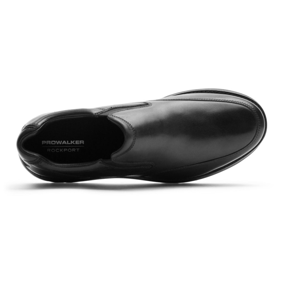 Rockport Herre Prowalker Neste Slip-on Svart Lea