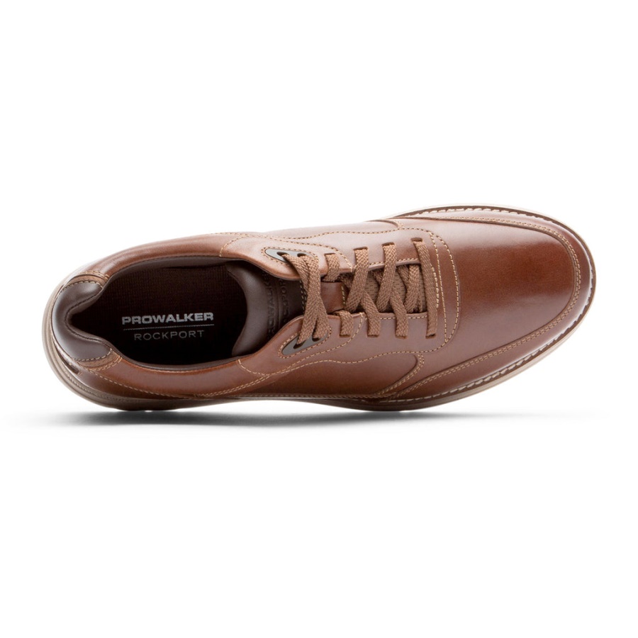 Rockport Herre Prowalker Neste Sneaker Sal Tan Lea