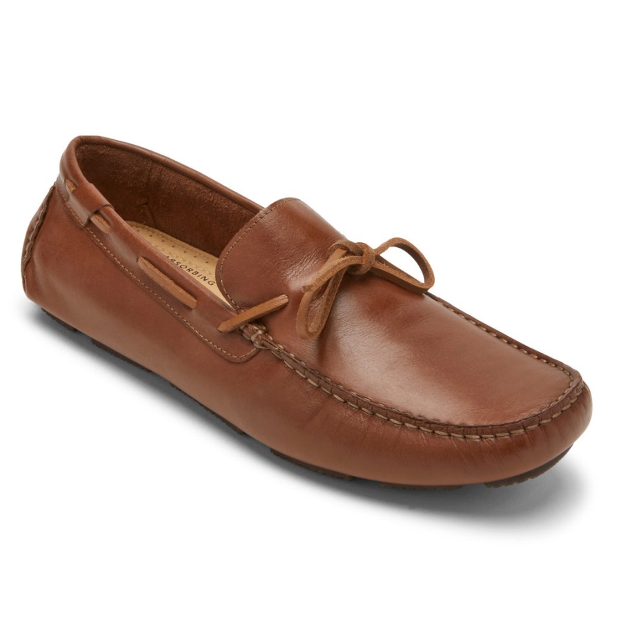 Rockport Herre Rhyder Slips Loafer Mahogni