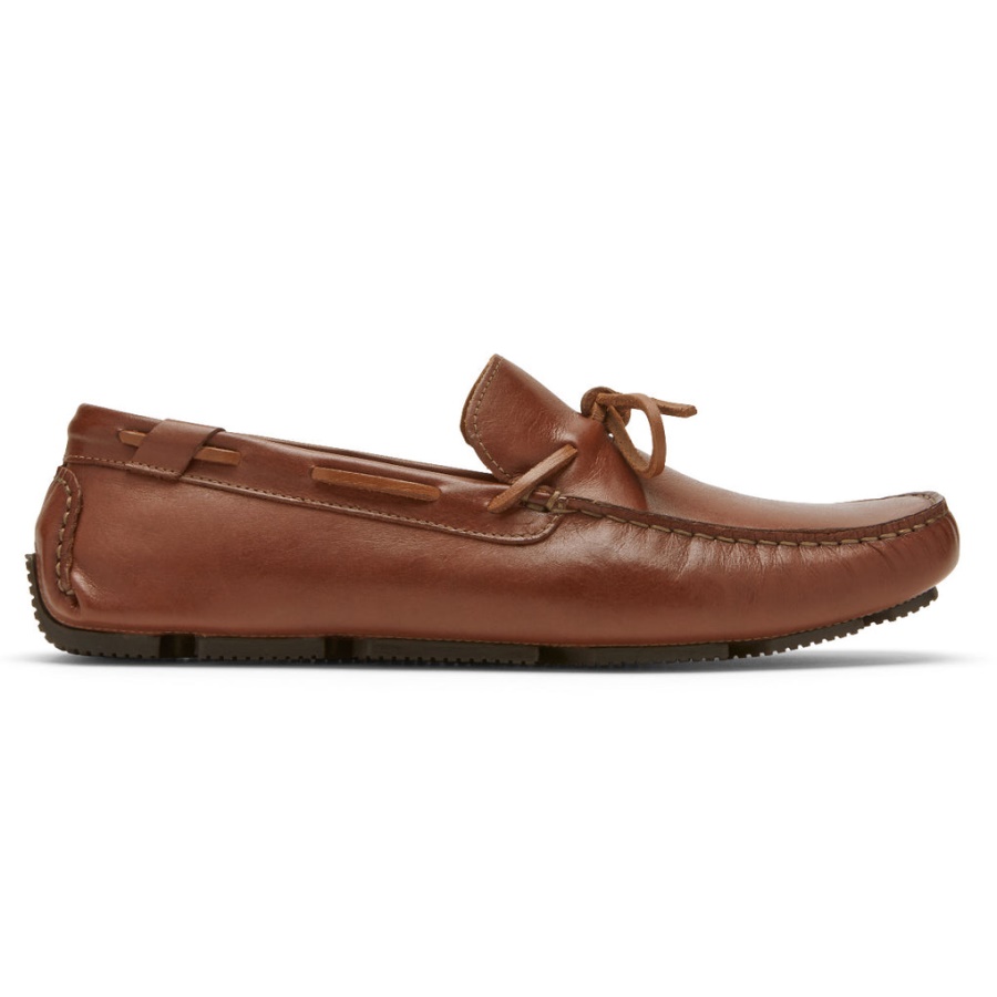 Rockport Herre Rhyder Slips Loafer Mahogni