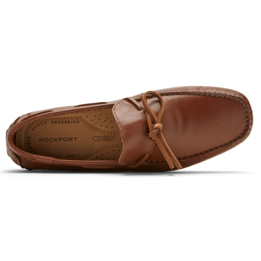 Rockport Herre Rhyder Slips Loafer Mahogni
