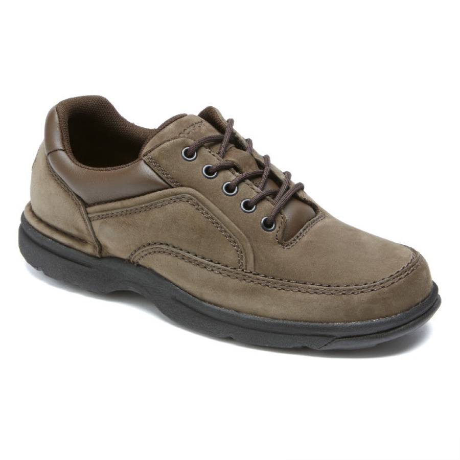 Rockport Menns Ridgefield Eureka Sjokolade Nubuck