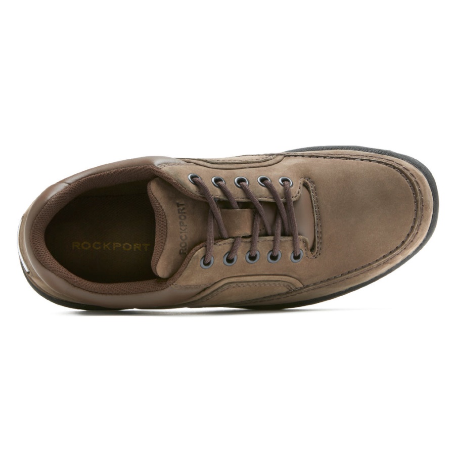 Rockport Menns Ridgefield Eureka Sjokolade Nubuck