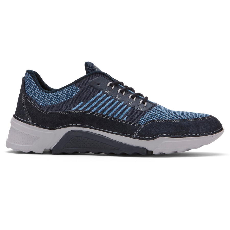 Rockport Herre Rocsports Sneaker Marine Mesh Semsket Skinn