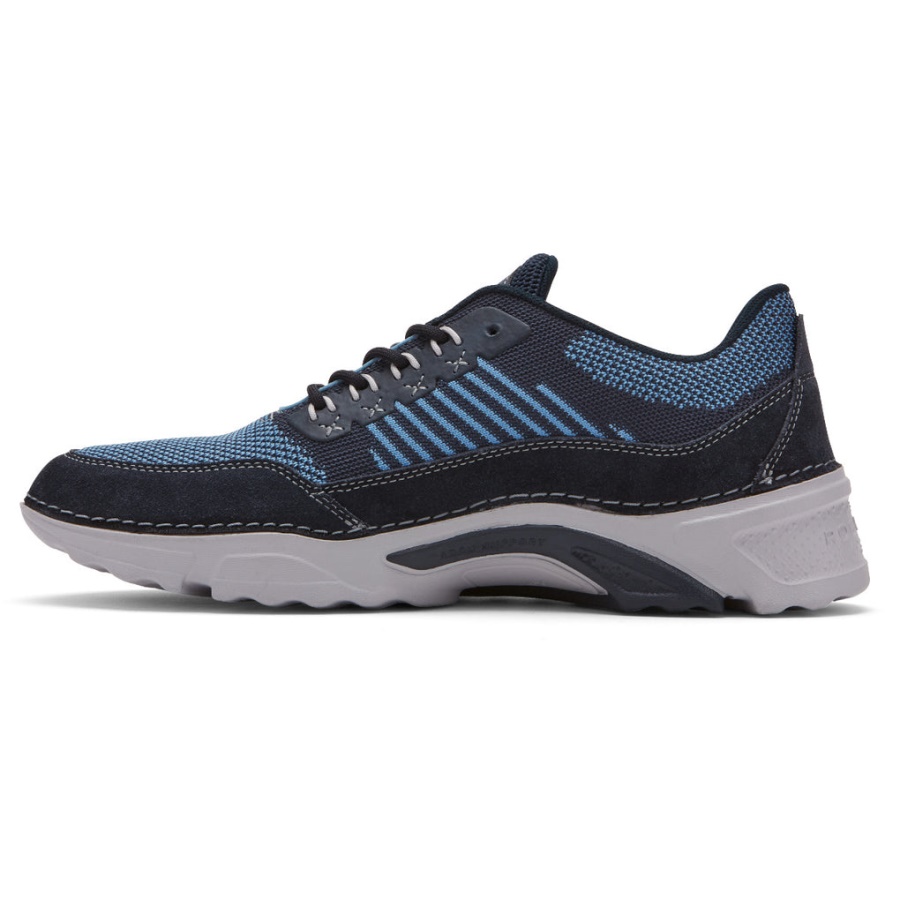 Rockport Herre Rocsports Sneaker Marine Mesh Semsket Skinn
