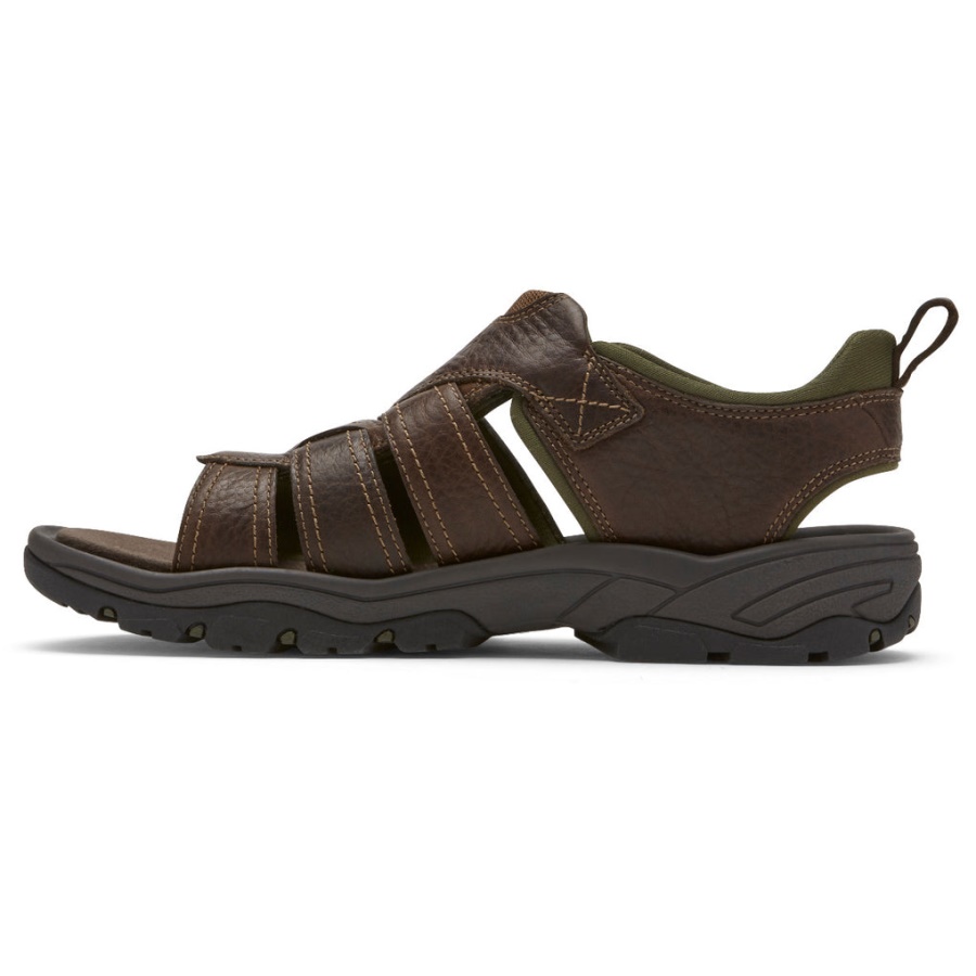 Rockport Herre Springboro Rocklake Fisherman Sandal Brun