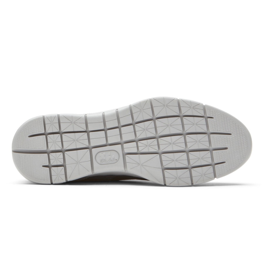 Rockport Menns Stewart Sneaker Med Vanlig Tå, Marine Nubuck Semsket Mesh