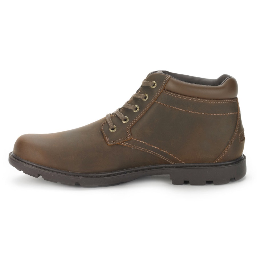 Rockport Menn Stormflo Plain Toe Boot Tan
