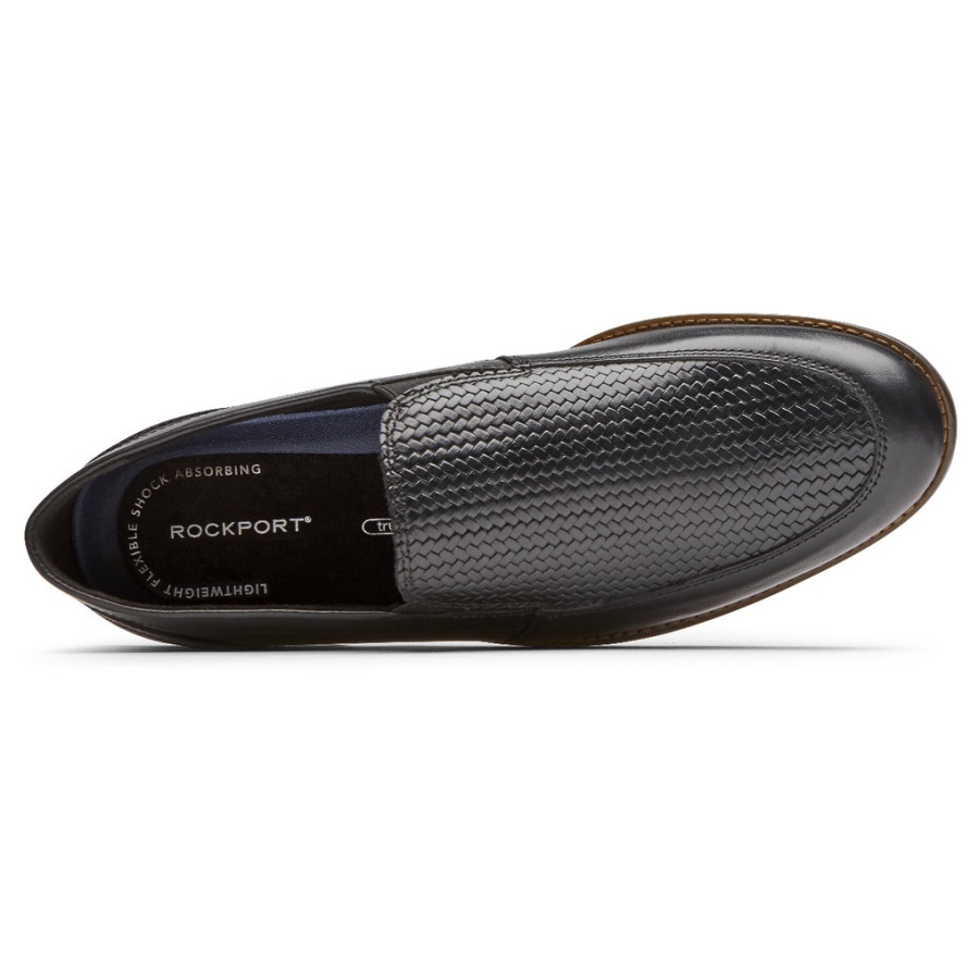 Rockport Herrestil Formål 3 Vevde Loafer Svart