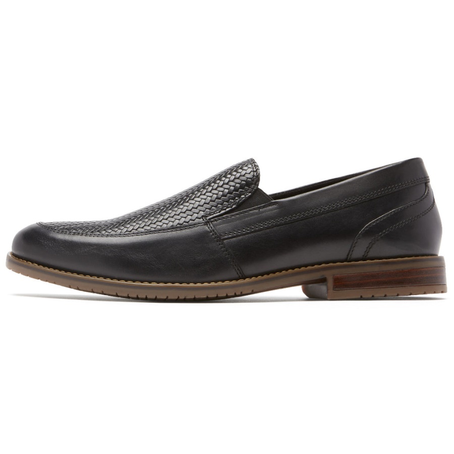 Rockport Herrestil Formål 3 Vevde Loafer Svart