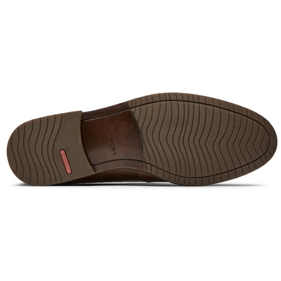 Rockport Herrestil Formål 3 Vevde Loafer Cognac