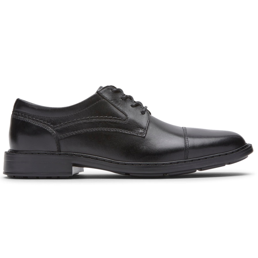 Rockport Menns Tanner Cap Toe Oxford Black