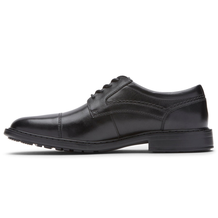 Rockport Menns Tanner Cap Toe Oxford Black