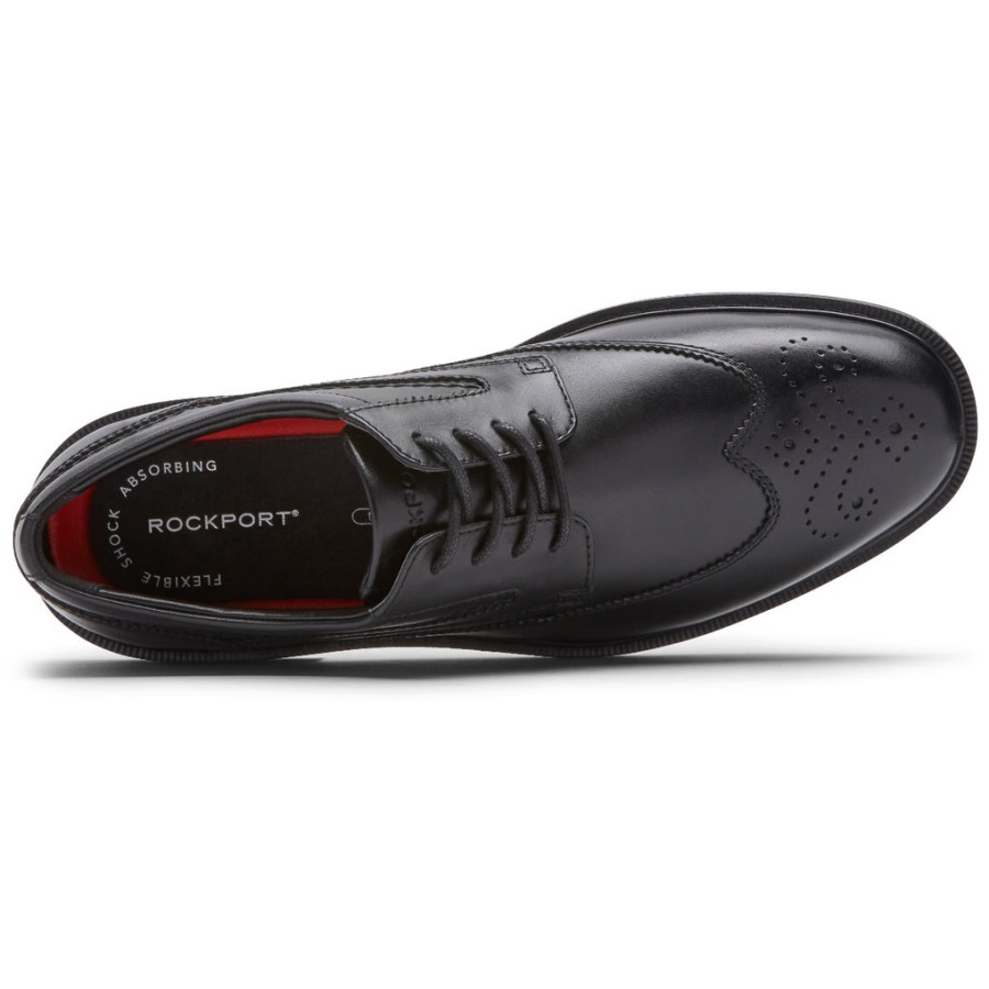 Rockport Menns Tanner Vingetipp Svart