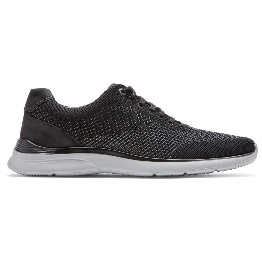 Rockport Menns Total Motion Active Mesh Sneaker Svart Ii