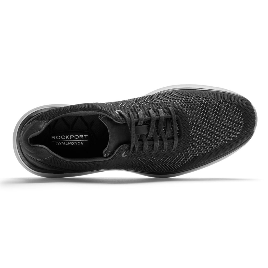 Rockport Menns Total Motion Active Mesh Sneaker Svart Ii