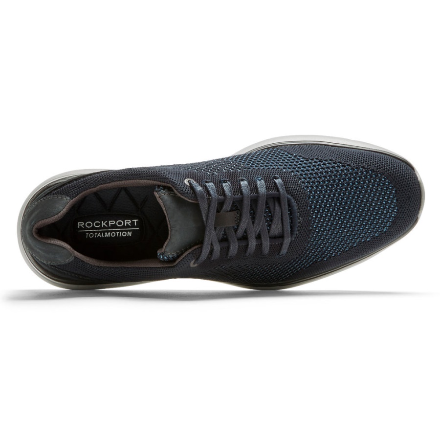 Rockport Menns Total Motion Active Mesh Sneaker Ny Kjole Blues Ii