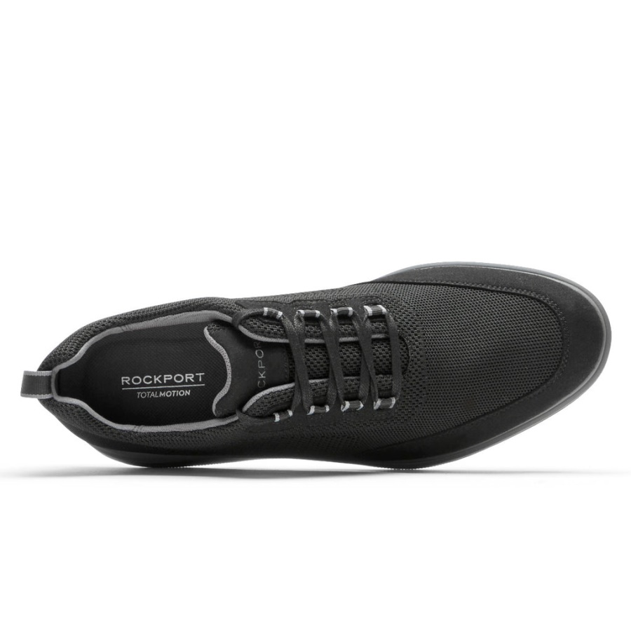Rockport Menns Total Motion City Mesh Oxford Svart