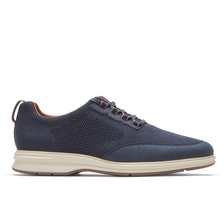 Rockport Menns Total Motion City Mesh Oxford Ny Kjole Blues