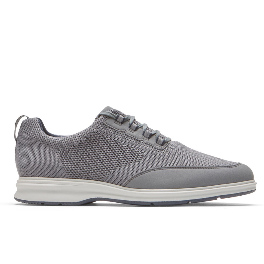 Rockport Menns Total Motion City Mesh Oxford Stålgrå