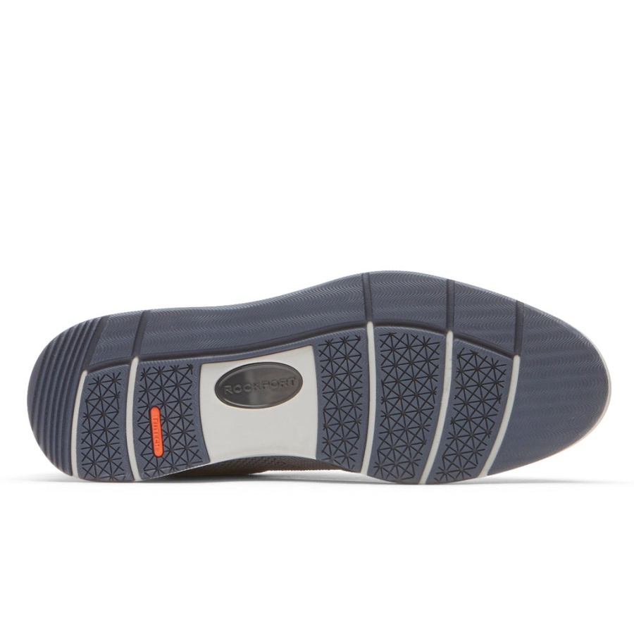 Rockport Menns Total Motion City Mesh Oxford Stålgrå