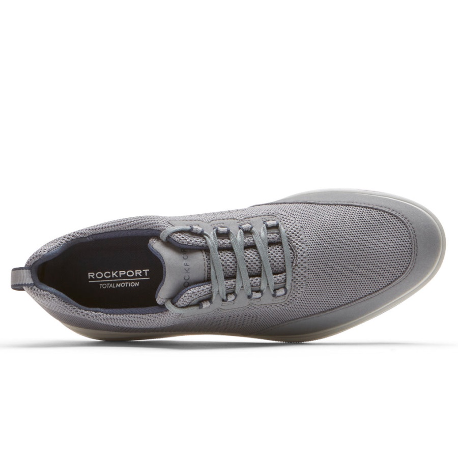 Rockport Menns Total Motion City Mesh Oxford Stålgrå