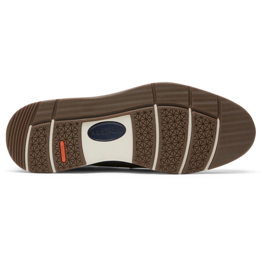 Rockport Menn Total Motion City Vanlig Tå Oxford Ny Kjole Blues