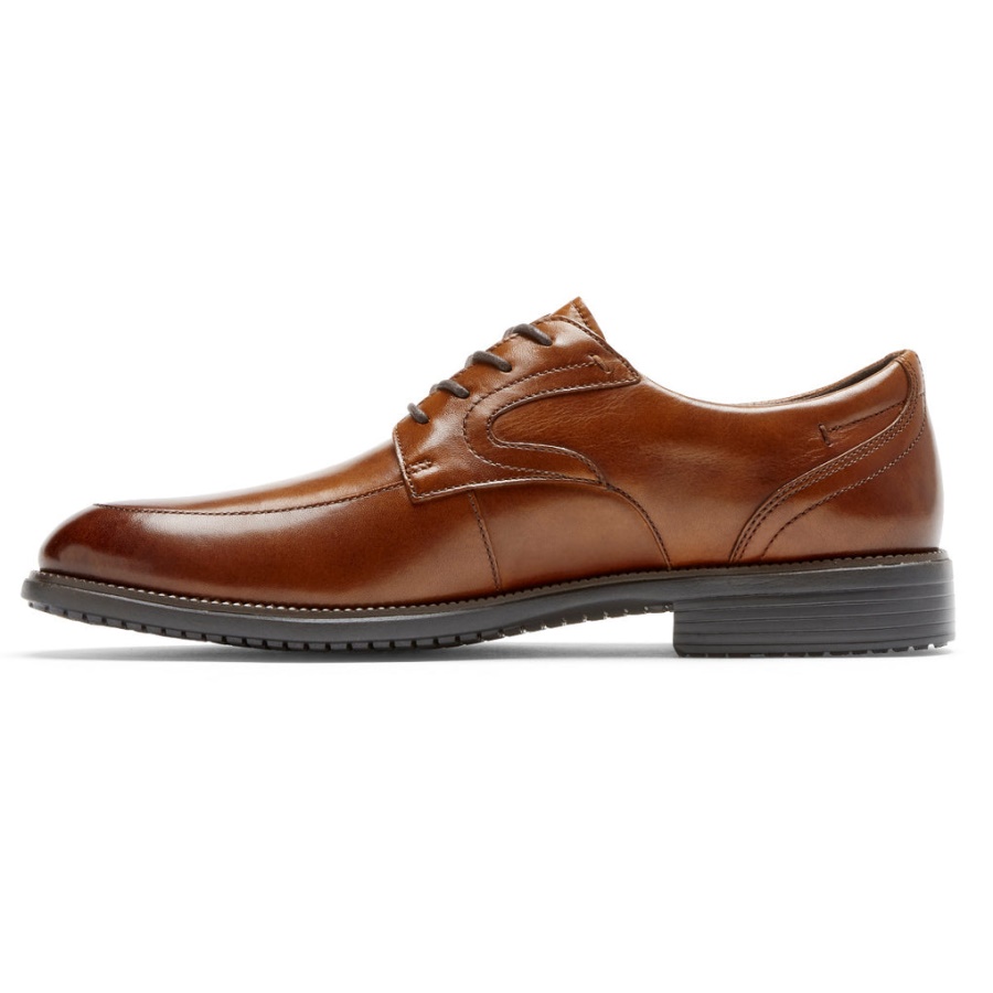 Rockport Menns Total Motion Dressport Forkle Tå Oxford Tan