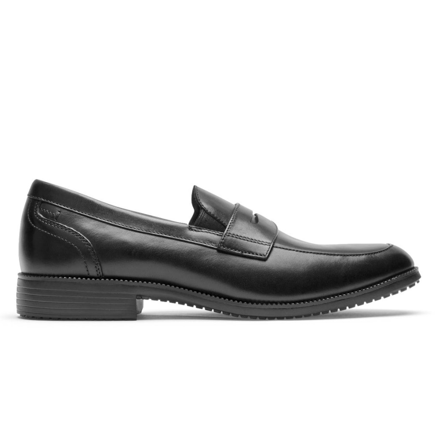 Rockport Herre Total Motion Dressport Penny Loafer Svart
