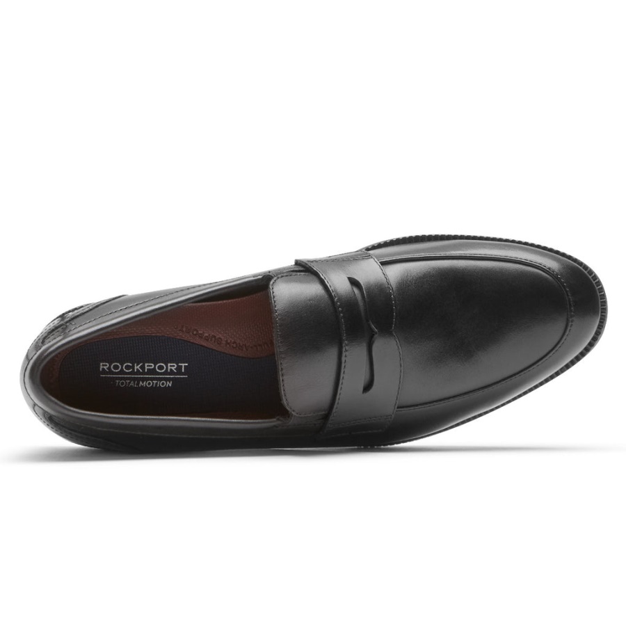 Rockport Herre Total Motion Dressport Penny Loafer Svart