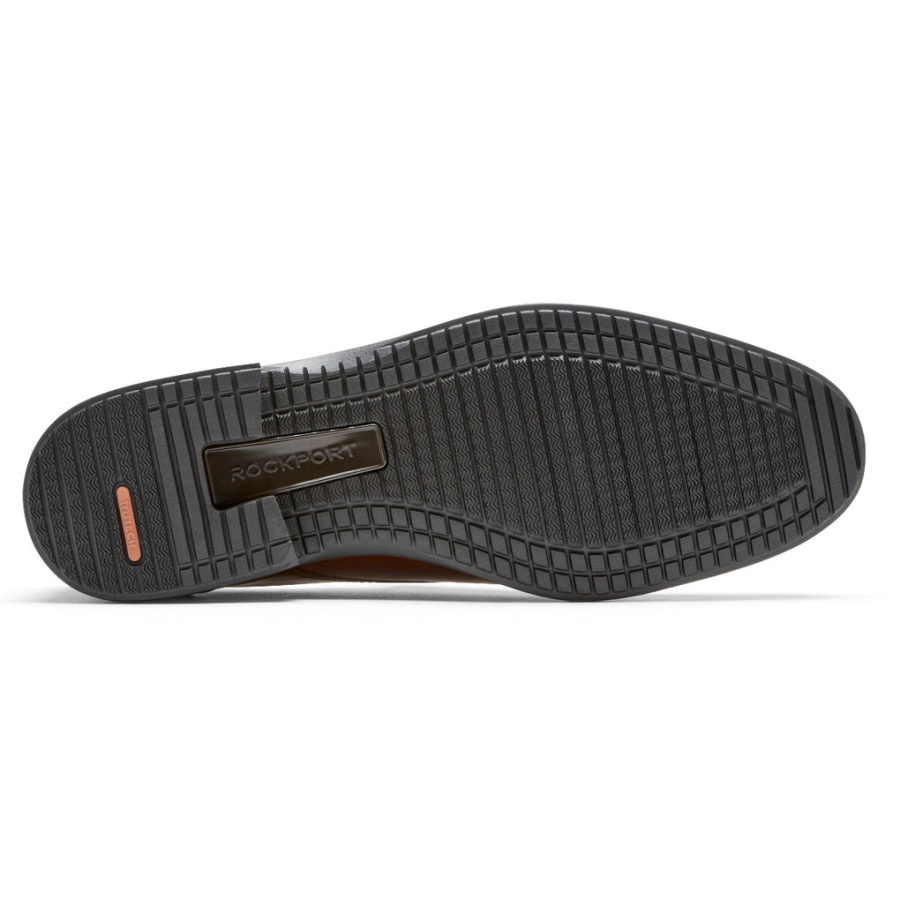 Rockport Menns Total Motion Dressport Slip-on Brunfarge