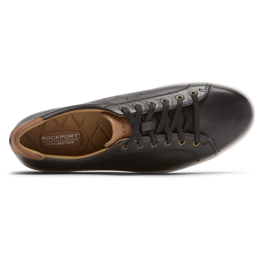 Rockport Menns Total Motion Lite Blonder-til-tå Sneaker Svart