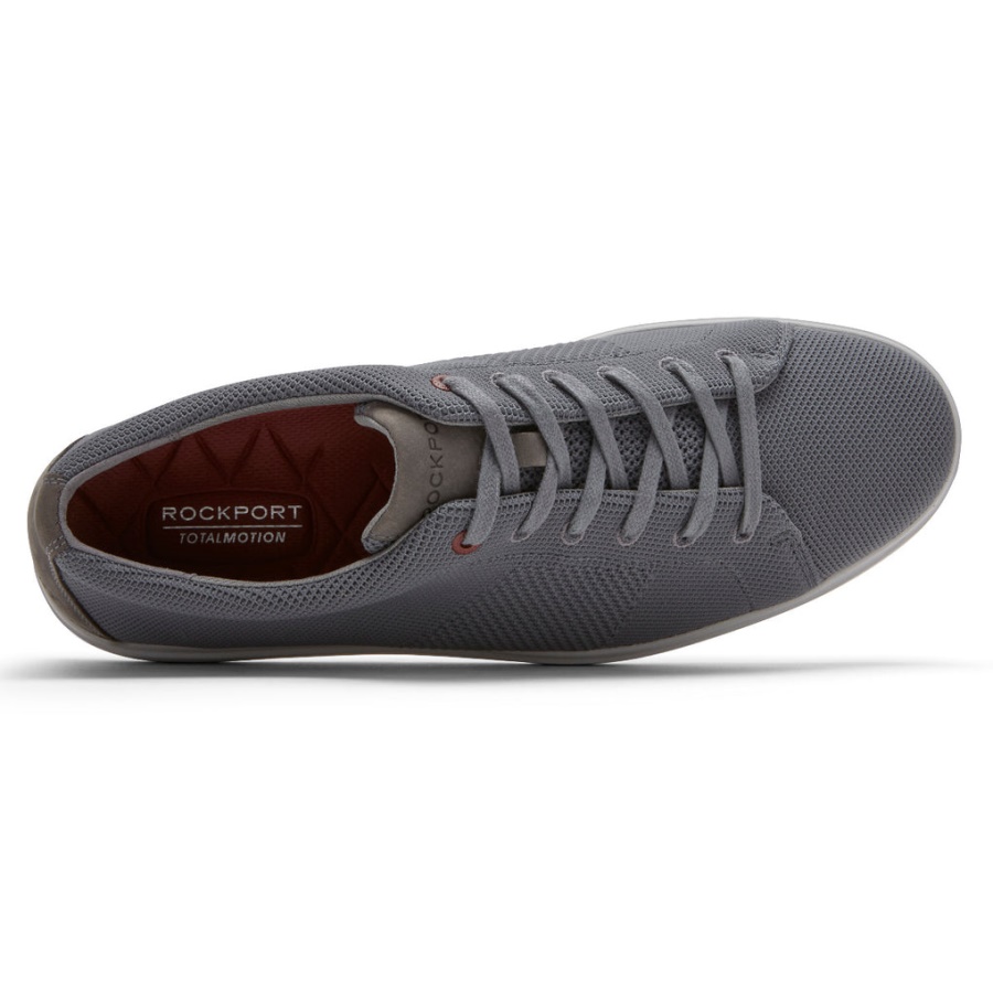 Rockport Menns Total Motion Lite Mesh Sneaker Stålgrå