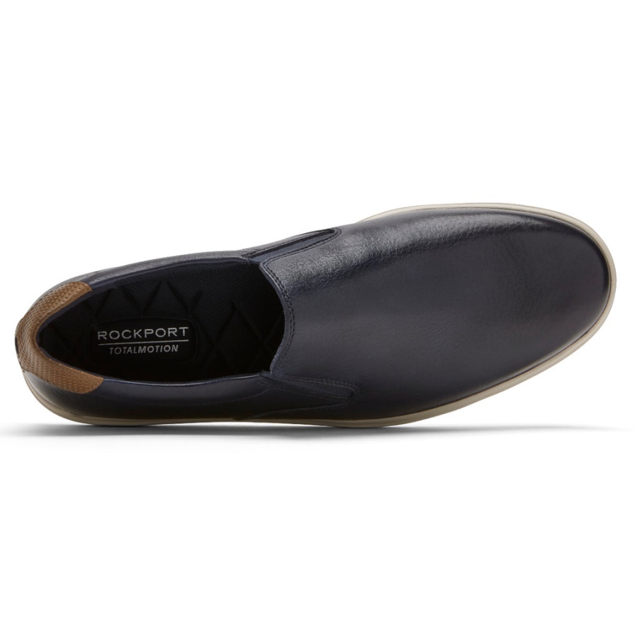 Rockport Herre Total Motion Lite Slip-on Sneaker Ny Kjole Blues Toledo