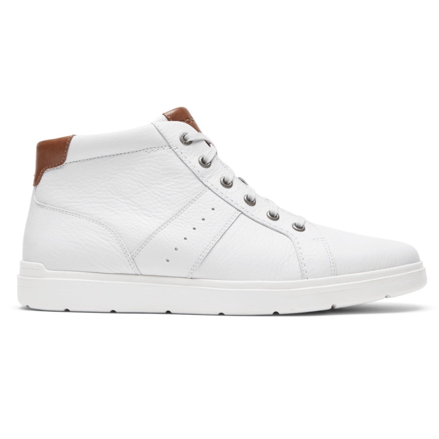 Rockport Menns Total Motion Lite Glidelås Sneaker Hvit