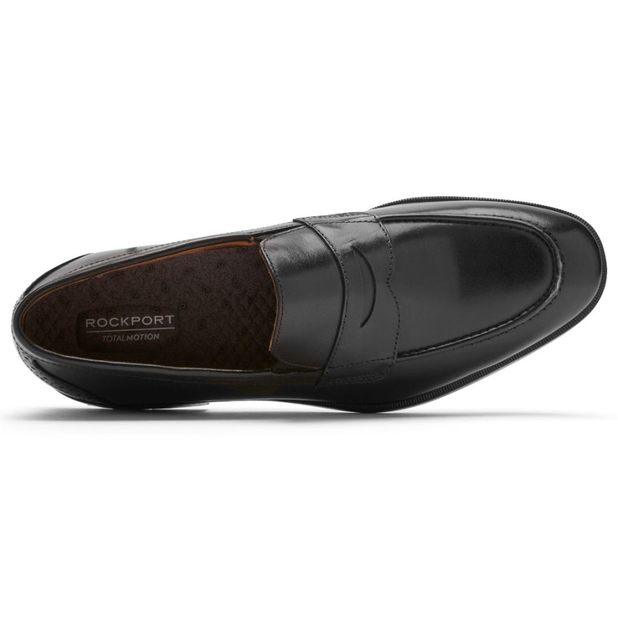 Rockport Herre Total Motion Kontor Penny Loafer Svart