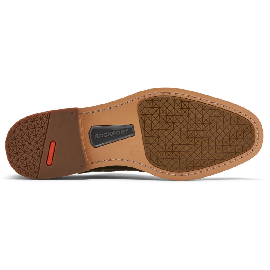 Rockport Menns Total Motion Kontor Vanlig Tå Oxford Ny Kjole Blues