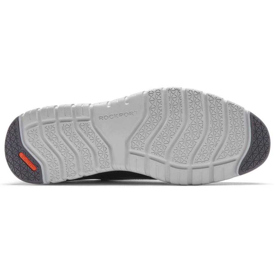 Rockport Menns Total Motion Sport Ren Tå Oxford Svart