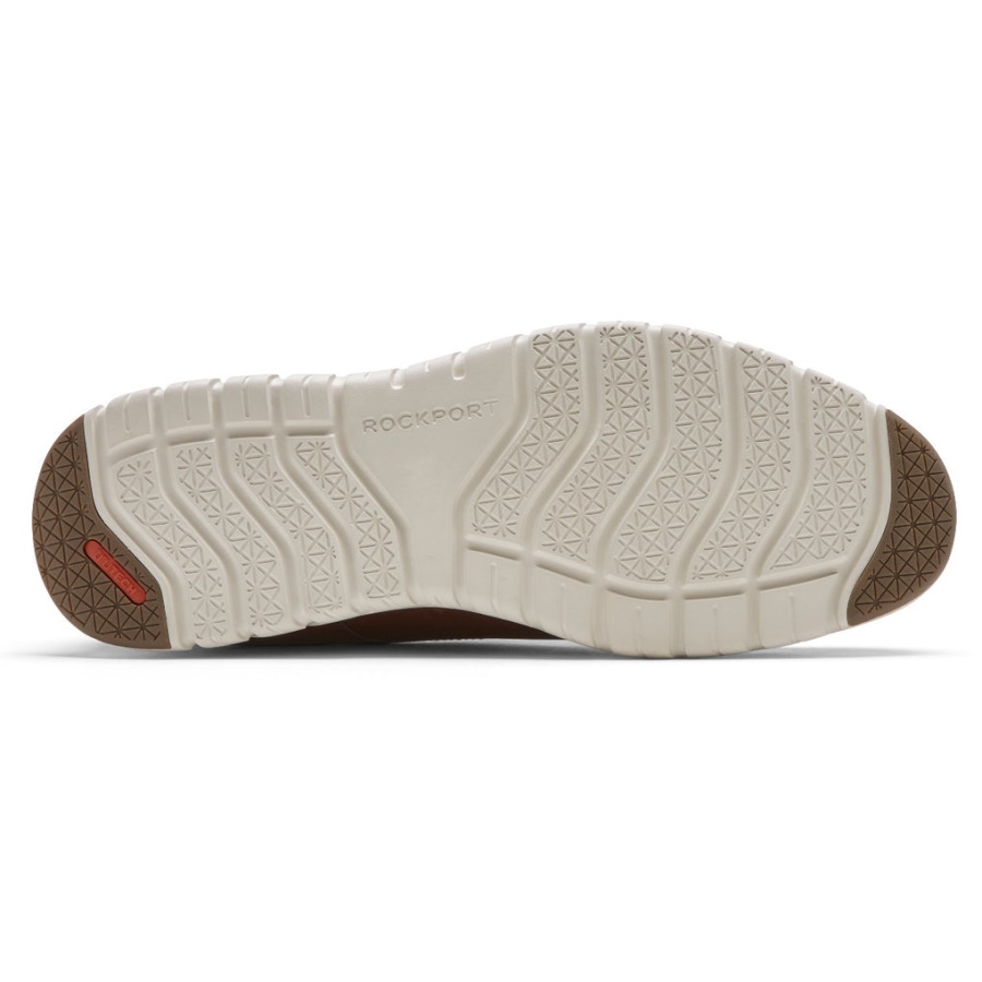 Rockport Menns Total Motion Sport Ren Tå Oxford Hasselnøtt