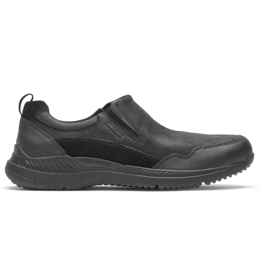 Rockport Menns Total Motion Trail Slip-on-vanntett Svart