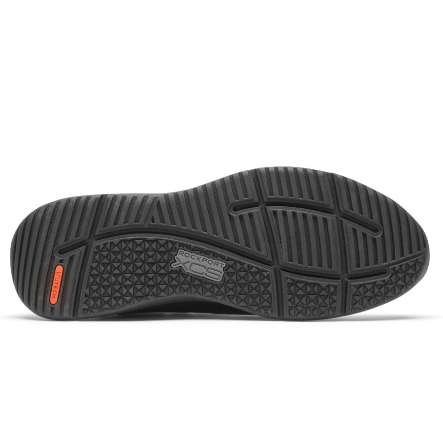Rockport Menns Total Motion Trail Slip-on-vanntett Svart