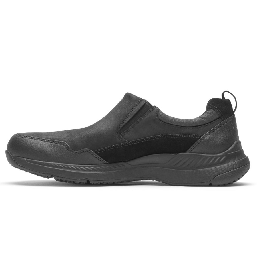 Rockport Menns Total Motion Trail Slip-on-vanntett Svart