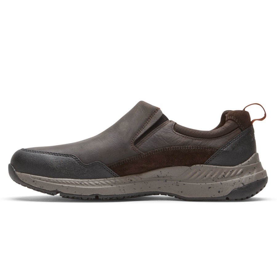 Rockport Menns Total Motion Trail Slip-on-vanntett Java
