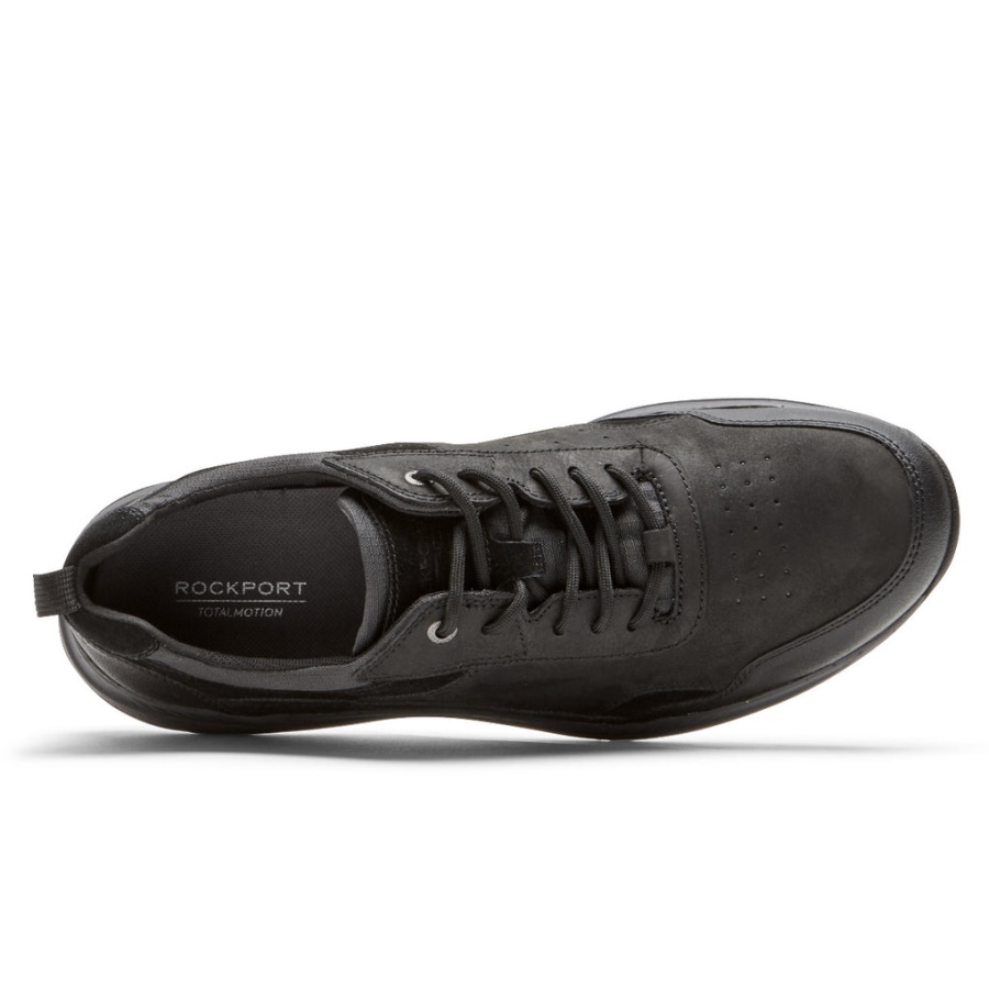 Rockport Menns Total Motion Trail Sneaker-vanntett Svart