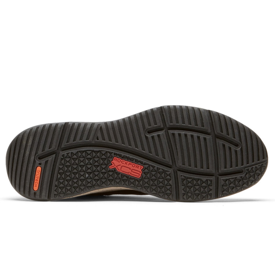 Rockport Menns Total Motion Trail Sneaker-vanntett Brunfarge