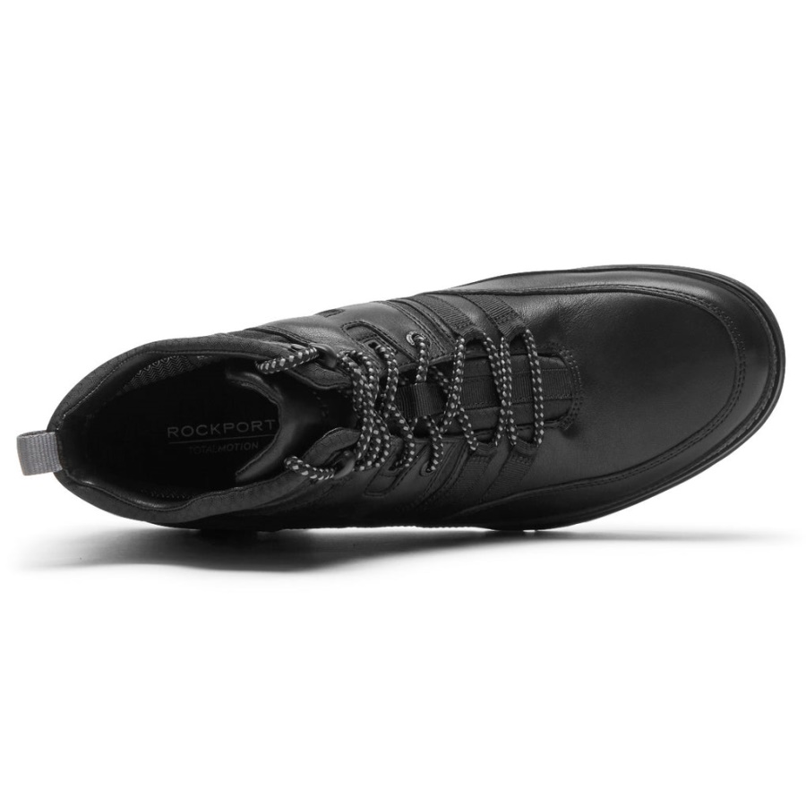 Rockport Menns Total Motion Trek Moderne Støvel-vanntett Svart